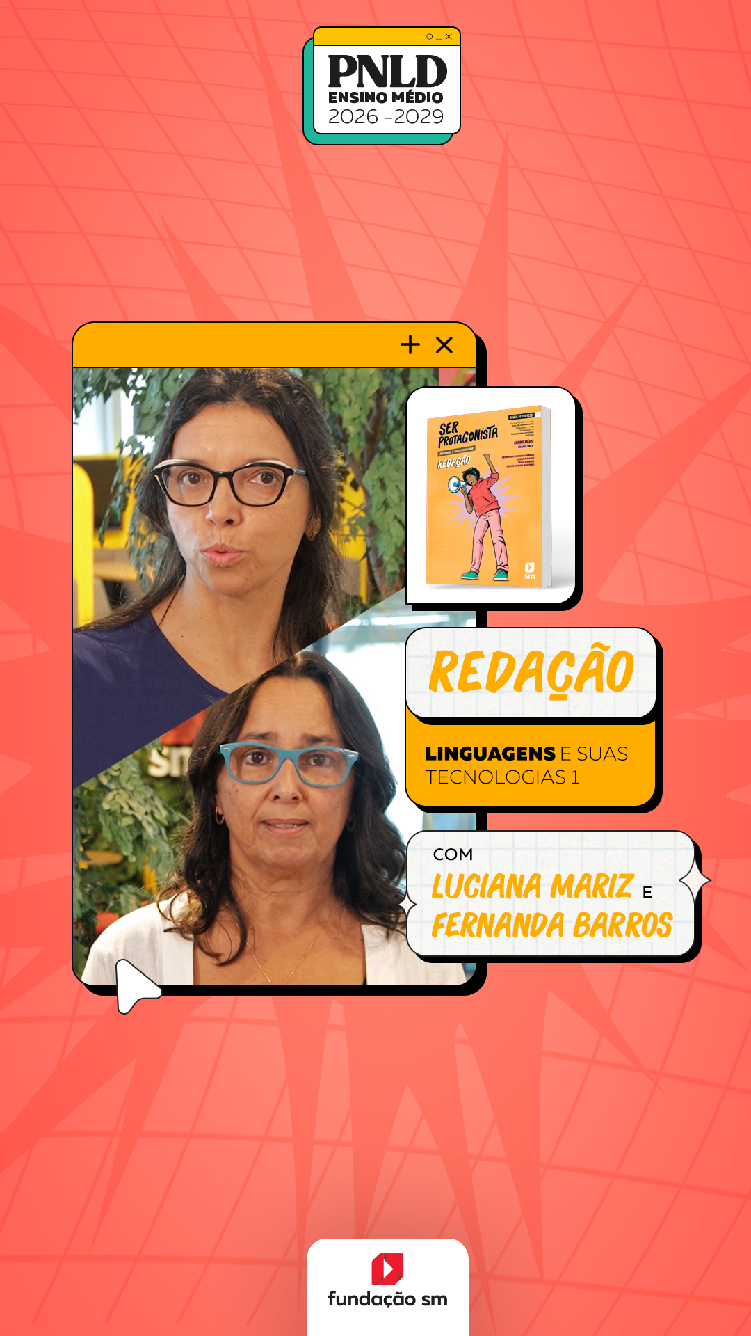 Conteúdo com Luciana Mariz e Fernanda Barros sobre Redação