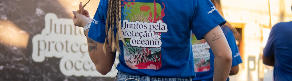 Juntos pela proteção oceano