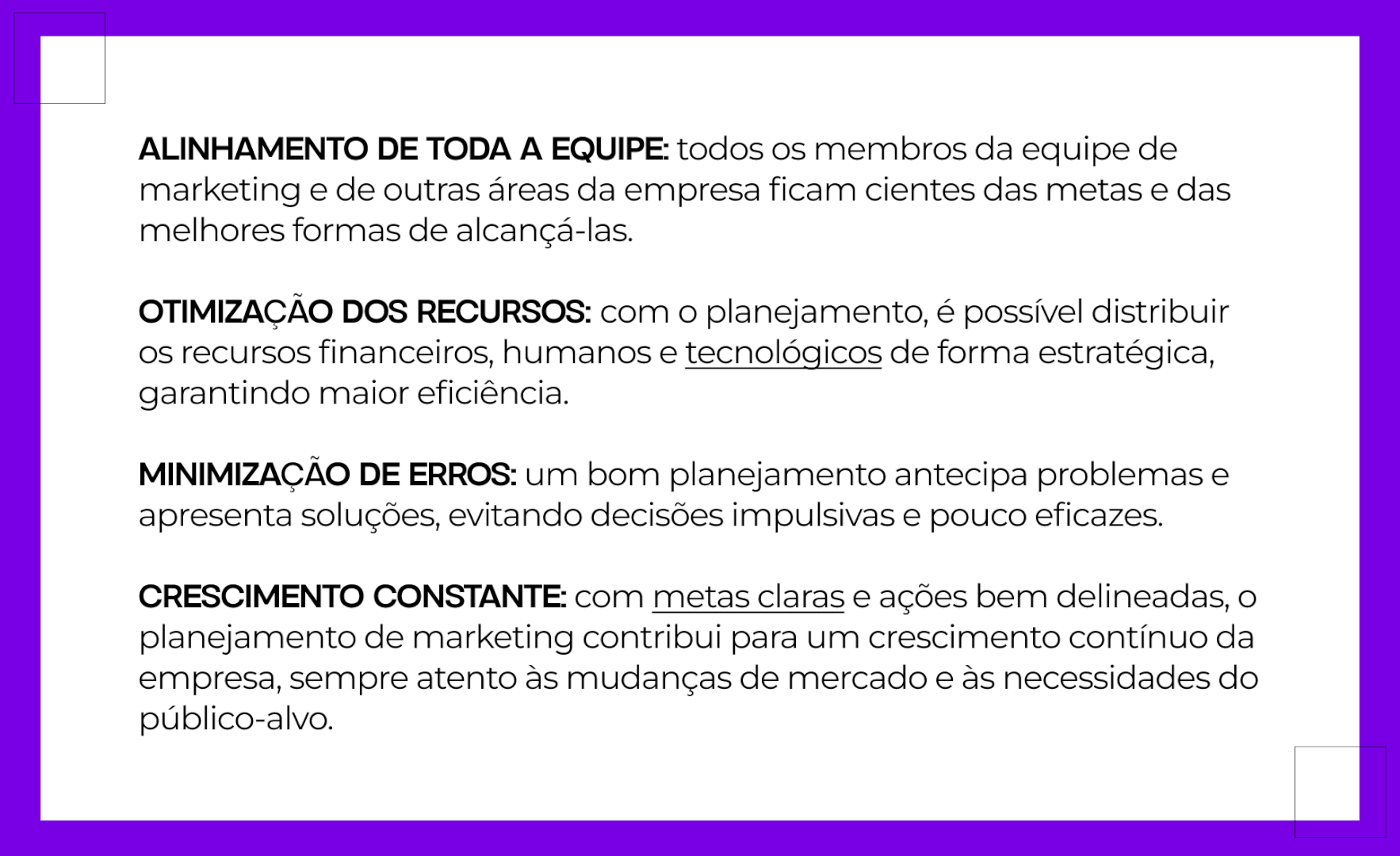 Qual é a importância do planejamento de marketing?